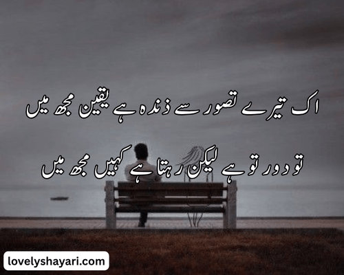 sad love shayari in english