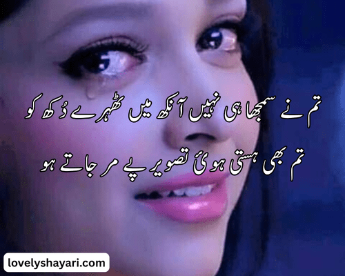 sad love shayari in english