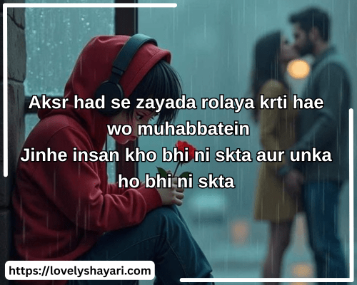 sad love shayari