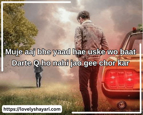 sad love shayari in english